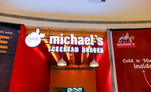 Michaels Ice Cream Burger